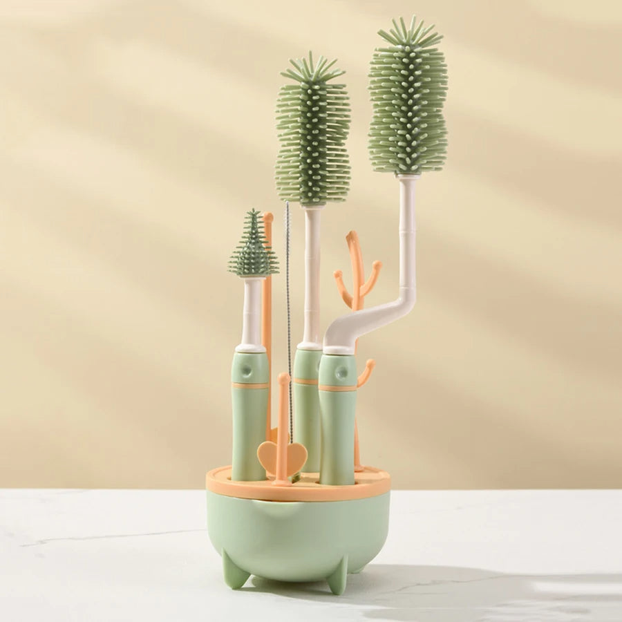 Lot de 4 brosses nettoyantes pour biberons