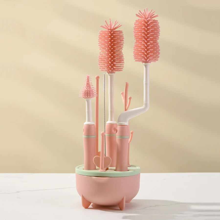 Lot de 4 brosses nettoyantes pour biberons